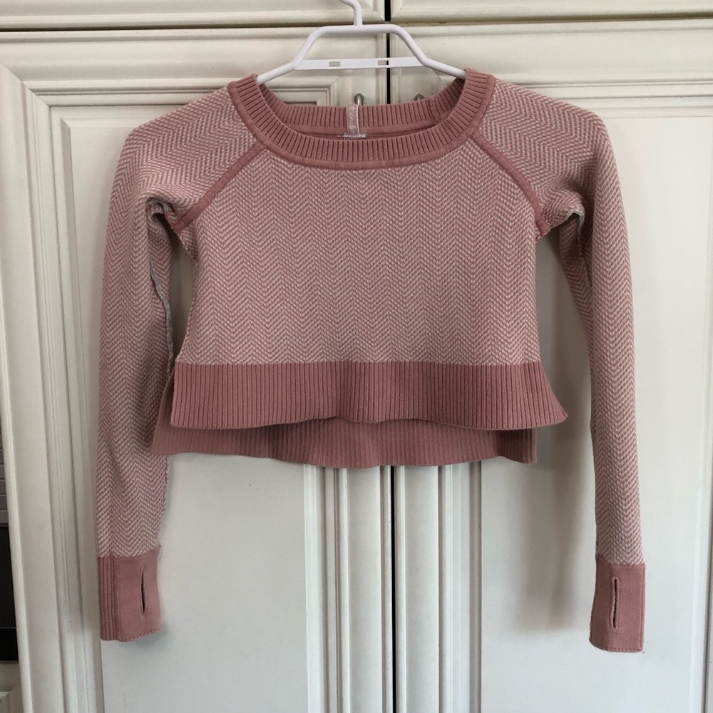 Ivivva by Lululemon reversible crop girl’s sweater